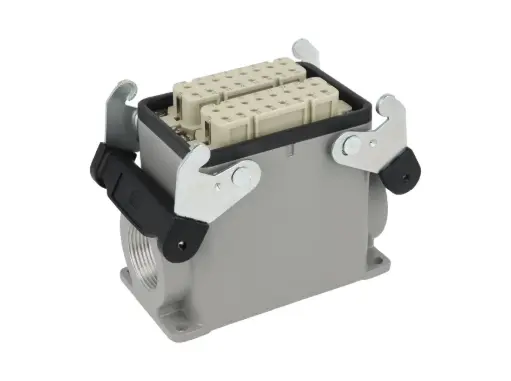 [FIC10-32P-B-C] FIC10-32P-B-C — CONECTOR INDEPENDIENTE HEMBRA 10A 400V 32PIN SOBREPONER (MACHOS MIC10-32P-TOPARA SIDE)  (PG21) 