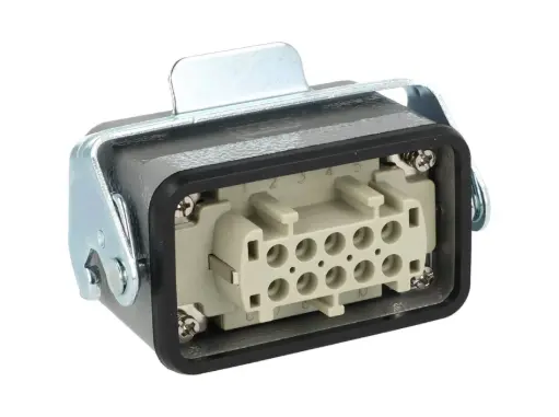 [FIC16-10P-F-C] FIC16-10P-F-C — CONECTOR INDEPENDIENTE HEMBRA 16A 500V 10P LIBRE CONECTOR PG16 NO INCLUIDO