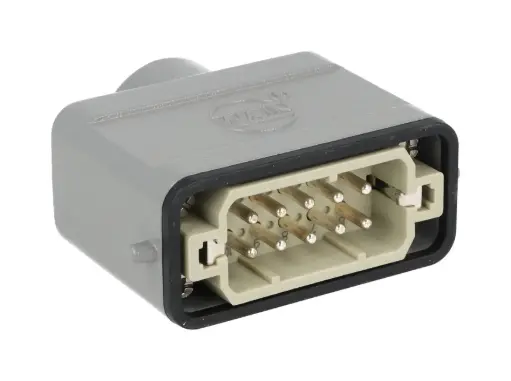 [MIC10-10P-TOP] MIC10-10P-TOP — CONECTOR INDEPENDIENTE MACHO 10A 400V 10PIN, 180° (HEBRAS FIC10-10P-B/B-C)  (PG16) 