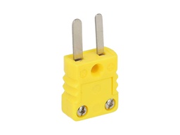 [TP-K11-M] TP-K11-M — CONECTOR MACHO PARA TERMOCUPLA TIPO K AMARILLO 