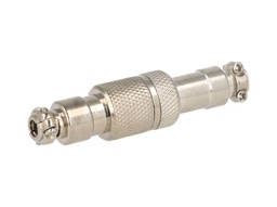 [TP-GX12-S3P] TP-GX12-S3P — CONECTORES (PAR GX12 3 PIN, EXTENSIONMACHO/HEMBRA 7AMP 125VCA 12mm