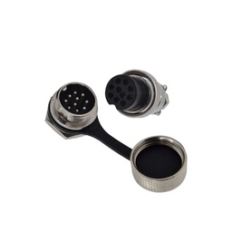 [TP-GX16-10P] TP-GX16-10P — CONECTORES (PAR GX16 10 PIN MACHO/HEMBRPARA PANEL Y EXTENSION 4A/125VCA 16mm