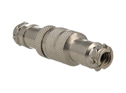 [TP-GX16-S4P] TP-GX16-S4P — CONECTORES (PAR GX16 4PIN, EXTENSIONESMACHO/HEMBRA 7AMP 125VCA 16mm