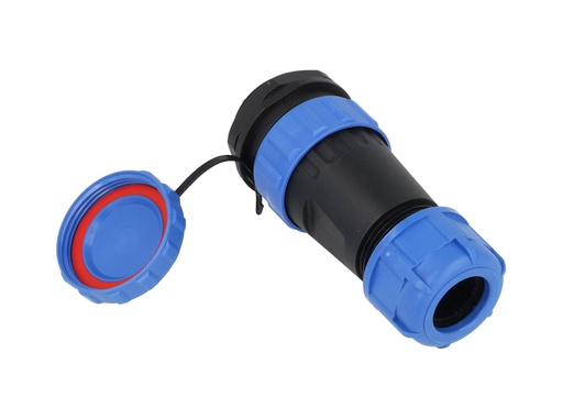 [TP-SP28-SP24P] TP-SP28-SP24P — CONECTORES PANEL/RECTO (PAR) 24PIN, IMPERMEABLES IP68, 5A/250VCA, DIAMETRO DE BARRENO 28mm