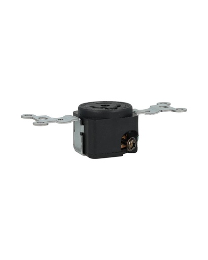 [J-702] J-702 — CONTACTO INDUSTRIAL CON SEGURO 15A/125VCA2 POLOS (1 FASE) + TIERRA, MONTAJE A PANEL