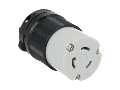 [WJ-9321B] WJ-9321B — CONTACTO INDUSTRIAL CON SEGURO 20A/250VCA2 POLOS (1 FASE) + TIERRA, TOMA AEREA