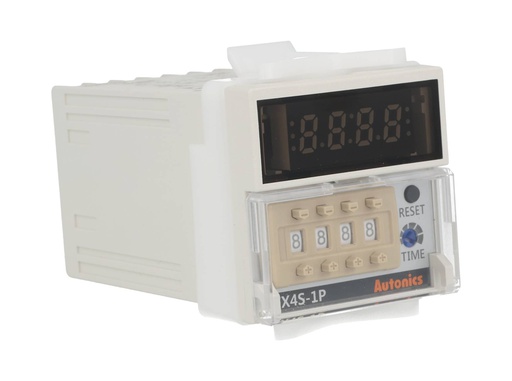 [FX4S-1P4] FX4S-1P4 — CONTADOR TIMER, 1/16 DIN, 4D, 1 PRESET, RELSALIDA NPN 100-240VCA