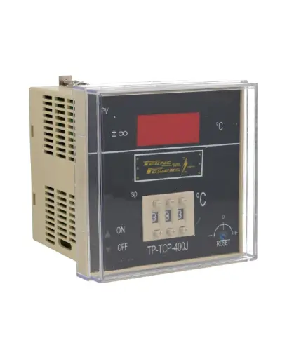 [TP-TCP-400J] TP-TCP-400J — CONTROLADOR DE TEMPERATURA PROPORCIONAL 85/242VCA, 400°C 3 DIGITOS 1 CONTACTO 10A, 95X95mm CON TERMOPAR J