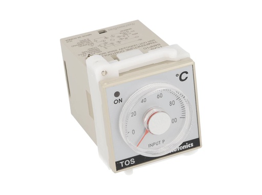 [TOS-B4RP1C] TOS-B4RP1C — CONTROLADOR DE TEMPERATURA ANALOGICOICO PT100 0-100° CSALIDA A RELEVADOR 48X48X79mm.