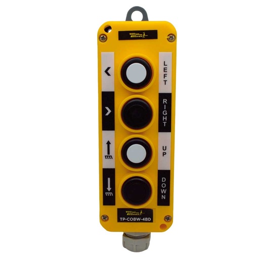 [TP-COBW-4BD] TP-COBW-4BD — ESTACION COLGANTE DE BOTONES 4NA + 4NA, 2BLANCOS, 2 NEGROS, 10A/660VAC *NO SON A PRUEBA DE EXPLOSION*