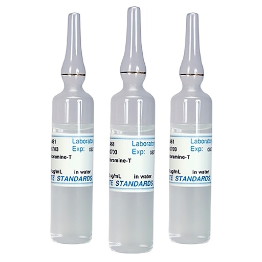 [CL207] CL207— ESTANDAR CLORADO (1PPM) PAQ. DE 3 Unidades