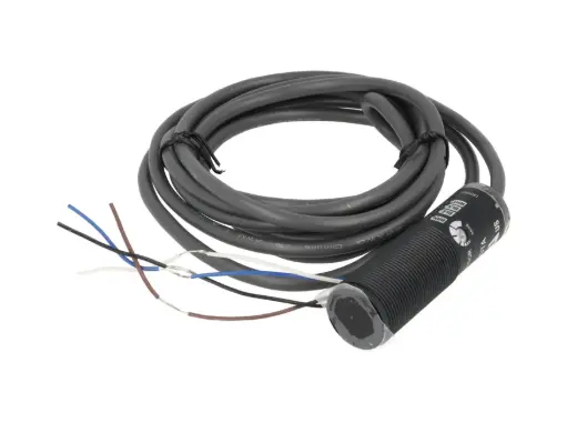 [BRQP100-DDTA] BRQP100-DDTA — FOTOCELDA NPN, 100mm, DIF, 12-24VCD, 18mm (PLASTICA) DIFUSA