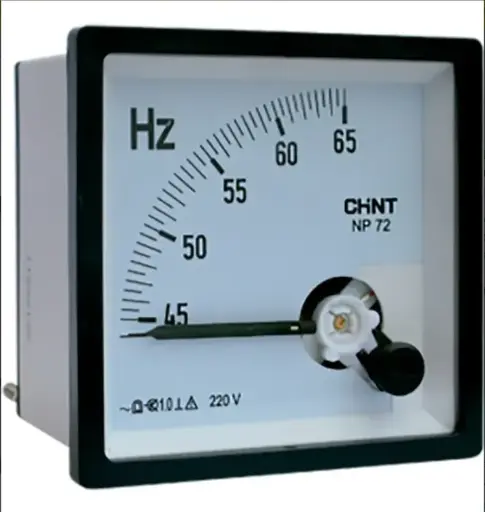 [NP72-FHZ] NP72-FHZ — FRECUENCIAUENCIMETRO ANALOGO 72 X 72mm 45.0-65.0HZ, 220VAC