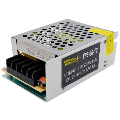 [TPS-60-12] TPS-60-12 — FUENTE DE VOLTAJE 12V/5A/60W, 100-240VCA159X96X38mm