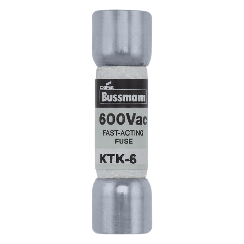 [KTK-6] KTK-6 — FUSIBLE 6A 600V RAPIDO (CARTUCHO) ESPECIAL