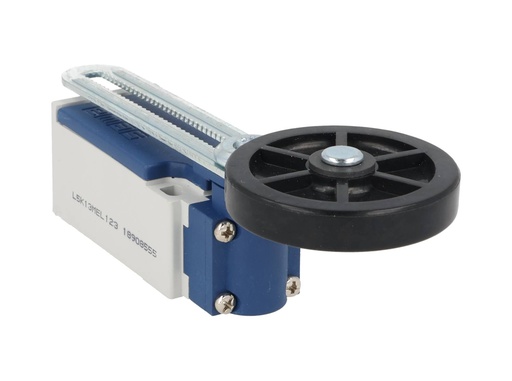[L5K13MEL123] L5K13MEL123 — INTERRUPTOR DE LIMITE, ROLDANA PLASTICADE GIRATORIA 50mm DIAMETRO PALANCA LARGA AJUSTABLE MOV. ANGULAR.