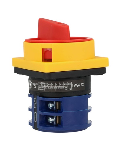 [SAP32/04-M2] SAP32/04-M2 — INTERRUPTOR ROTATIVO PARA CANDADO 32A 440VCA 3POLOS ON-OFF + NEUTRO