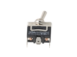 [XT-13A] XT-13A — INTERRUPTORES DE PALANCA 3 TERMINALES Posiciones: ON-OFF-ON Capacidad: 20/15A 125/277VAC 