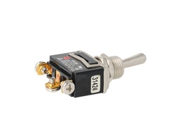 [XT-13B] XT-13B — INTERRUPTORES DE PALANCA 3 TORNILLOS Posiciones: ON-OFF-ON Capacidad: 20/15A 125/277VAC 