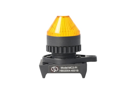 [L2RR-L2Y] L2RR-L2Y — LAMPARA PILOTO LED AMARILLO 22mm, TIPO PUNTA, 