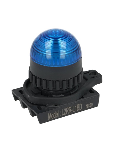 [L2RR-L1B] L2RR-L1B — LAMPARA PILOTO LED AZUL 22mm, TIPO DOMO, 