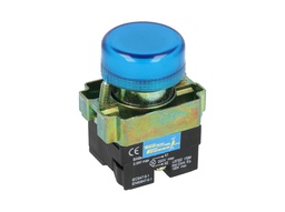 [TP-LI22M-B] TP-LI22M-B — LAMPARA PILOTO METAL LED AZUL 22mm 220VCA METALICO *NO SON A PRUEBA DE EXPLOSION*