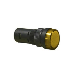 [TP-LI16-Y24] TP-LI16-Y24 — LAMPARA PILOTO TIPO LED 24VDCON AC ø 16mmCOLOR AMARILLO *NO SON A PRUEBA DE EXPLOSION*