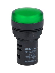 [NP16-22DSG] NP16-22DSG — LAMPARA PILOTO TIPO LED UL 220VAC, ø22mmCOLOR VERDE *NO SON A PRUEBA DE EXPLOSION*