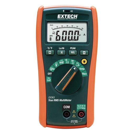 [EX363] EX363 — MULTIMETRO DE CALEFACCION, VENTILACION YAIRE ACONDICIONADO FUNCION DETECTOR DE VOLTAJE Y TEMP. TIPO K