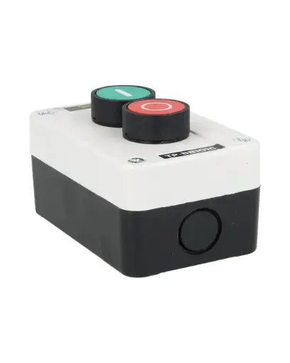 [TP-BB1O1C] TP-BB1O1C — PULSADOR EN CAJA 1NA+1NC *INICIO/ALTO*3A 240V *NO SON A PRUEBA DE EXPLOSION*