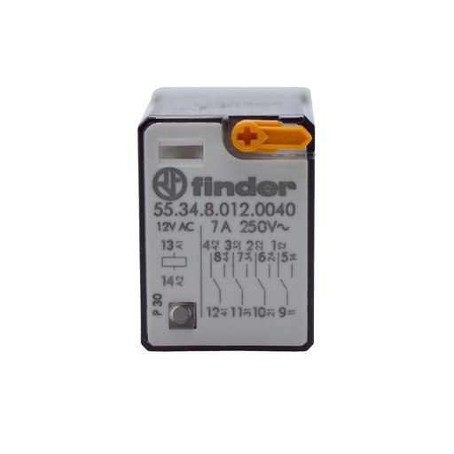 [553480120040] 553480120040 — RELE 12VCA 4P2T 10AMP.