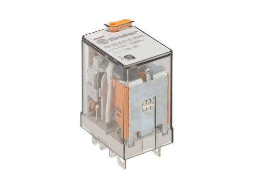 [563280120040] 563280120040 — RELE FASTON 12VCA 2P2T 12AMP.