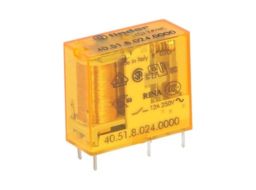 [405180240000] 405180240000 — RELE P/CI 24VCA 1P2T 10AMP.