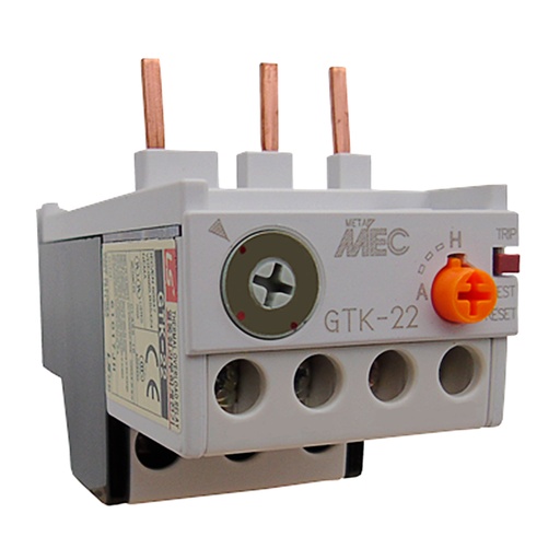[GTK-22-7-10A] GTK-22-7-10A — RELEVADOR DE SOBRE CARGA PARA CONTACTORESATD, 7-10A
