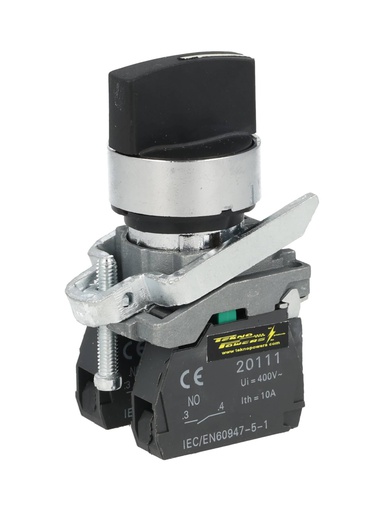 [TP-XB4-3R] TP-XB4-3R — SELECTOR 3POS. CON RETORNO 2NA 22mm*NO SON A PRUEBA DE EXPLOSION*