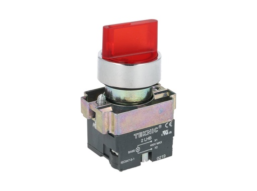 [2ASL4LB-3-400] 2ASL4LB-3-400 — SELECTOR IL 3POS FIJAS NO INCLUYE LED 24V, 110V230V CA/CD #MCB94*** (***=VOLTAJE) 