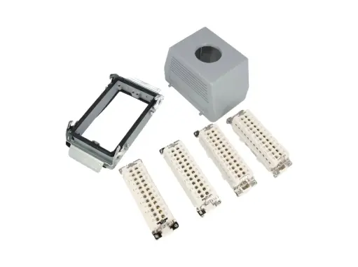 [CISET48PM] CISET48PM — SET CONECTOR INDEPENDIENTE MACHO HEMBRA 48 POLOS+TIERRA M40, 16AMP. 450VCA