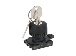 [S2KR-1EK] S2KR-1EK — SWITCH SELECTOR CON LLAVE, ,  22mm 2 POS. MOMENTANEO, QUITAR LLAVE AL CENTRO