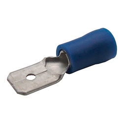 [V70FS004010] V70FS004010 — TERMINAL AISLADA TIPO FAST-ON MACHO AWG16-14, 6.3X0.8mm COLOR AZUL
