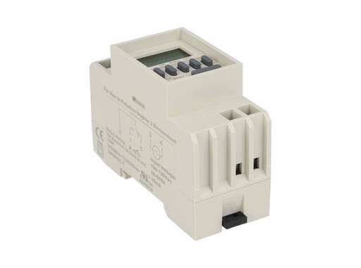 [TP-TM848-1] TP-TM848-1 — TIMER D SEMANAL, 120VCA, 8/ON-8/OFF 1CON 16AMP./AC1, 3AMP./AC2, BAT.RESP.36H, DIN RIEL