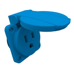 [AL12505] AL12505 — TOMA CORRIENTE COLOR AZUL MONTAJE PANEL