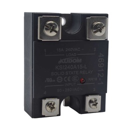 [SSR-15AA] SSR-15AA — RELEVADOR ESTADO ESTADO IDO 15A/240VCA VOLT CONTROL85-280VCA, PARA CARGAS RESISTIVAS, CON LED INDICADOR, CRUCE POR CERO, SALIDA TRIAC