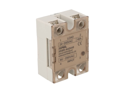 [KSI240A40-L] KSI240A40-L — RELEVADOR ESTADO SOLIDO 40A 240VCA VCONTADOR 110VCAPARA CARGAS RESISTIVAS CON LED INDICADOR