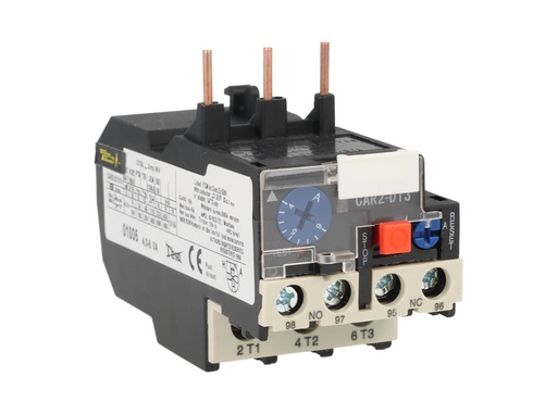 [CAR2-D13-6A] CAR2-D13-6A — RELE. TERMICO PARA LC1, 4-6A. (TRABAJOLIVIANO) 