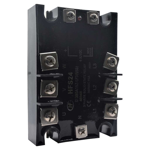 [D380A15ZLP3] D380A15ZLP3 — RELEVADOR ESTADO TRIFASICO 15A 380VCA 4-32VCDDE CONTROL PARA CARGAS RESISTIVAS CON LED IND