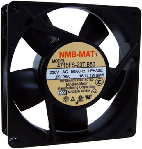 [TP-FAN20-92BE] 4715FS-23T-B50 — VENTILADOR 230VAC 120X120X38MM (4-5/8) 110CFM