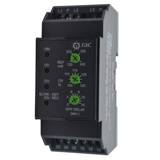 [MG73BQ] MG73BQ — VIGILANTE DE VOLTAJE, ALTO, BAJO, CAIDA, ASIMETRIA, IVERSION DE FASE, 120-240VCA, https://www.acotrone.com/odoo/action-346/26889#MONOFASICO O TRIFASICO ASICO