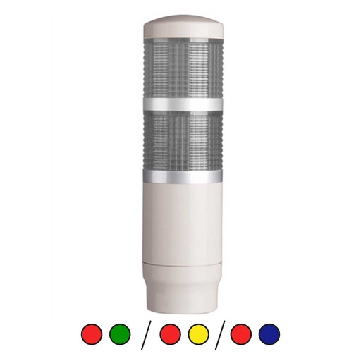 [PMEF-202-2] PMEF-202-2 — TORRETA IND 2 COLORES 45mm 24VCA/CD CON FLASH