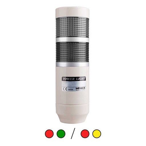 [PREF-210-2] PREF-210-2 — TORRETA IND 2 COLORES 56mm 120VCA CON FLASH