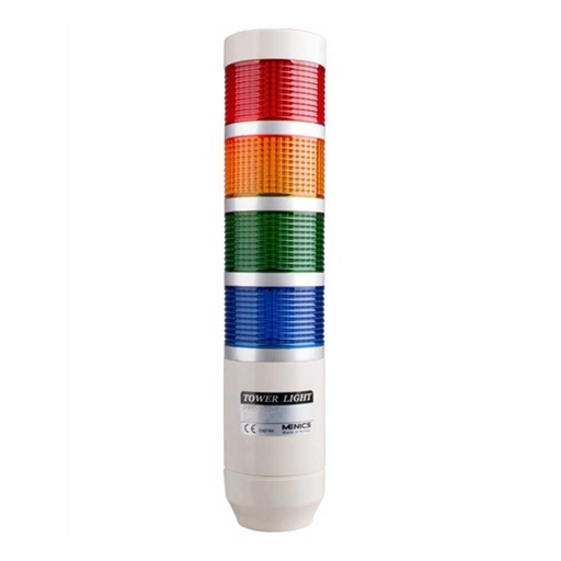 [PRE-420-4] PRE-420-4 — TORRETA IND 4 COLORES 56MM 240VCA/CD